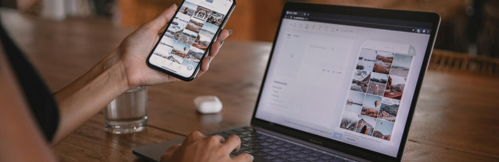 Woman Showing Effective Instagram Marketing Steps